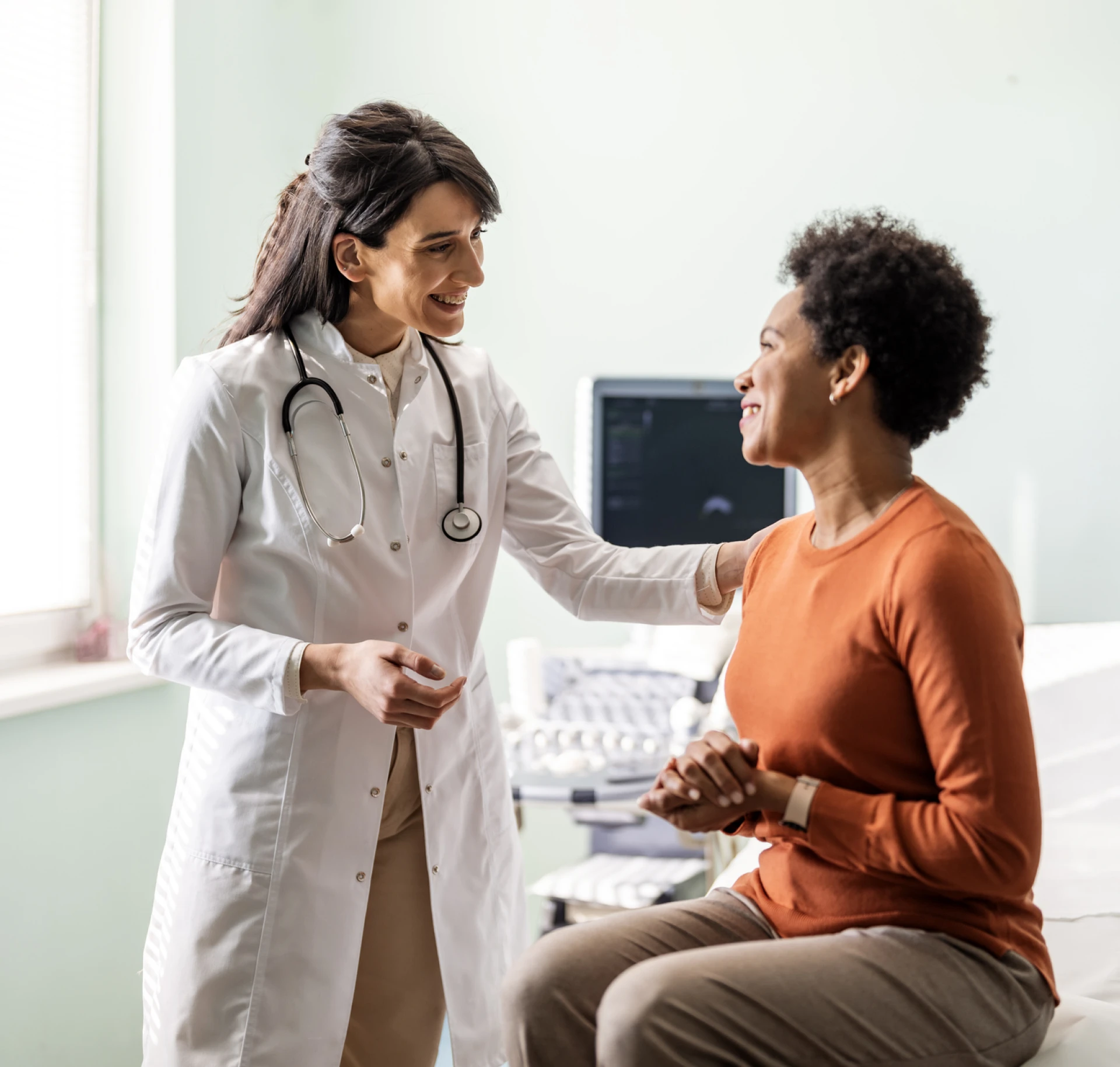 Medical consultation in clinic